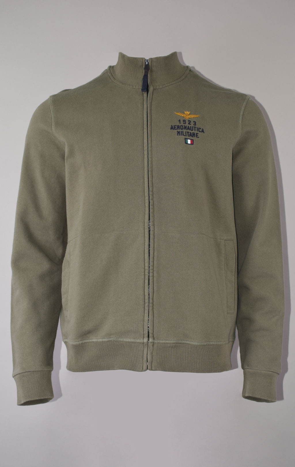 Олимпийка AERONAUTICA MILITARE SS 23/TR verde militare (FE 1745) 