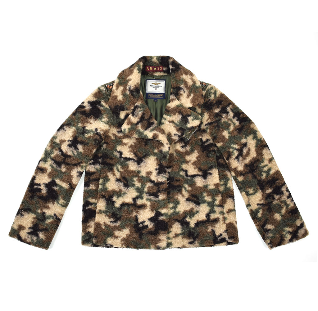 Женская куртка AERONAUTICA MILITARE FW 19/20 camouflage (AB 1820) 