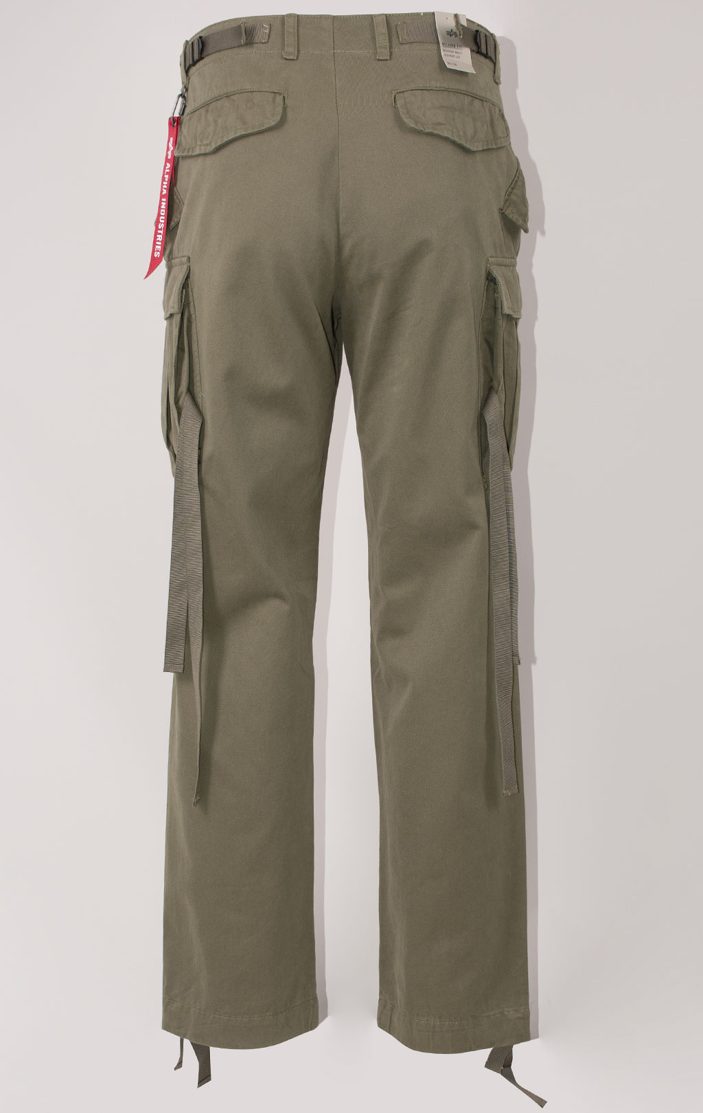 Брюки-карго парашюты ALPHA INDUSTRIES M-65 PANT плотные SS 24 m OG-107 green 