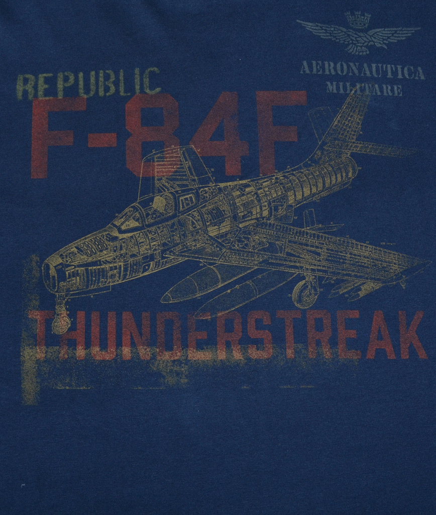 Лонгслив AERONAUTICA MILITARE blue navy (TS 1423)