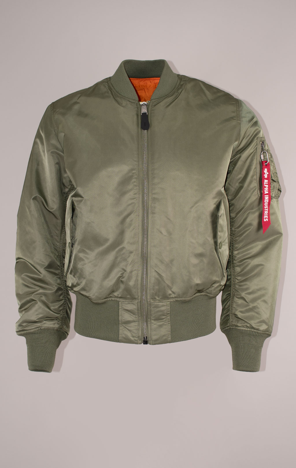 Бомбер ALPHA INDUSTRIES ORIGINAL FIT MA-1 SS 25 m sage 