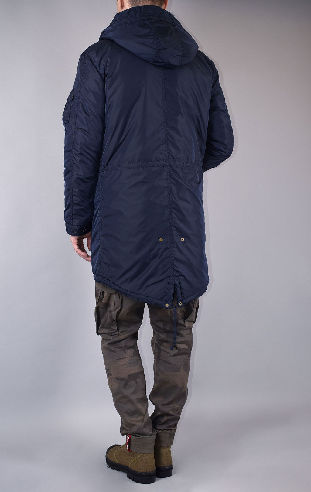 Парка ALPHA INDUSTRIES HOODED FISHTAIL CW TT rep. blue 