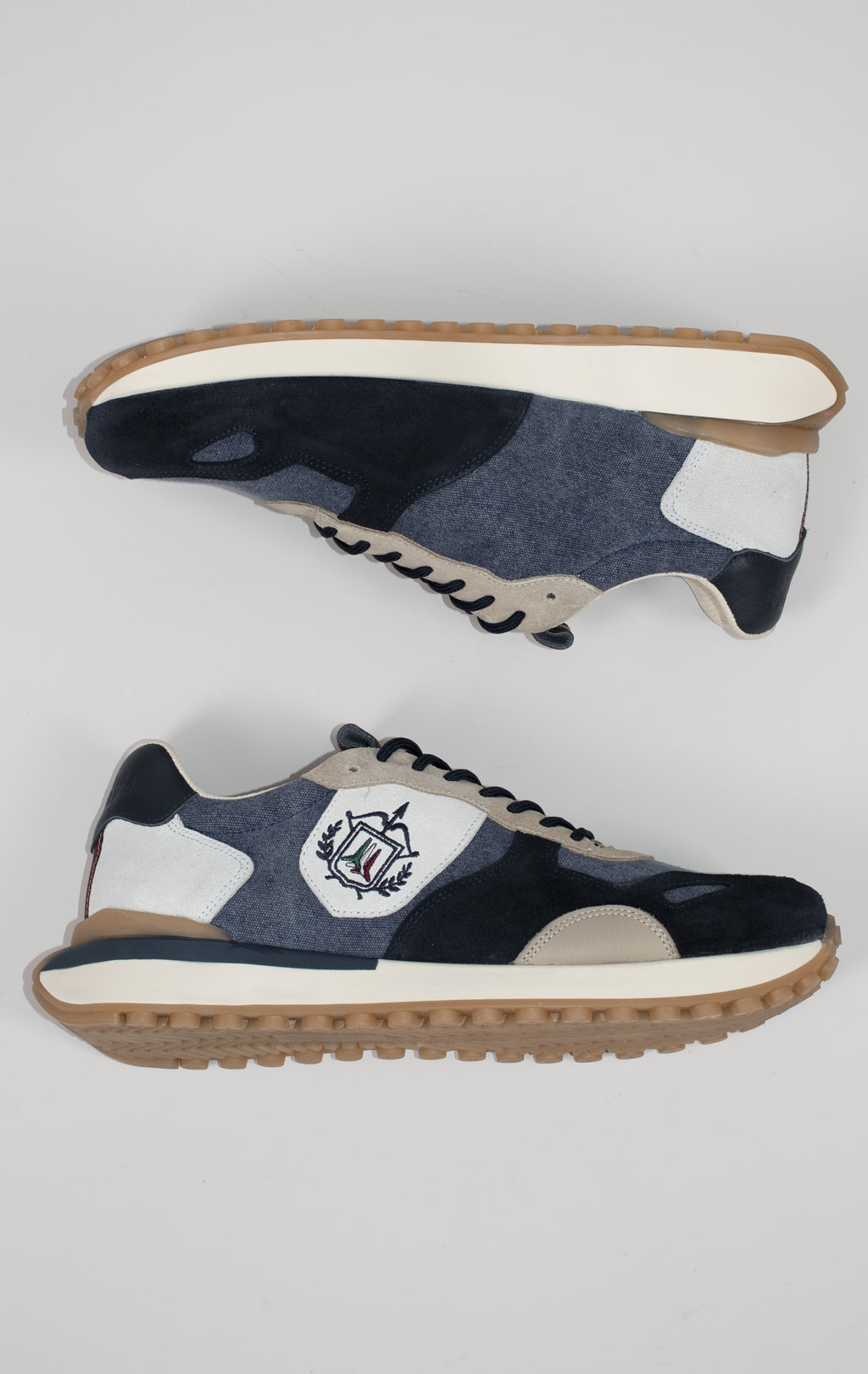 Сникеры AERONAUTICA MILITARE SS 25 m/PT blue navy/white (SC 303) 