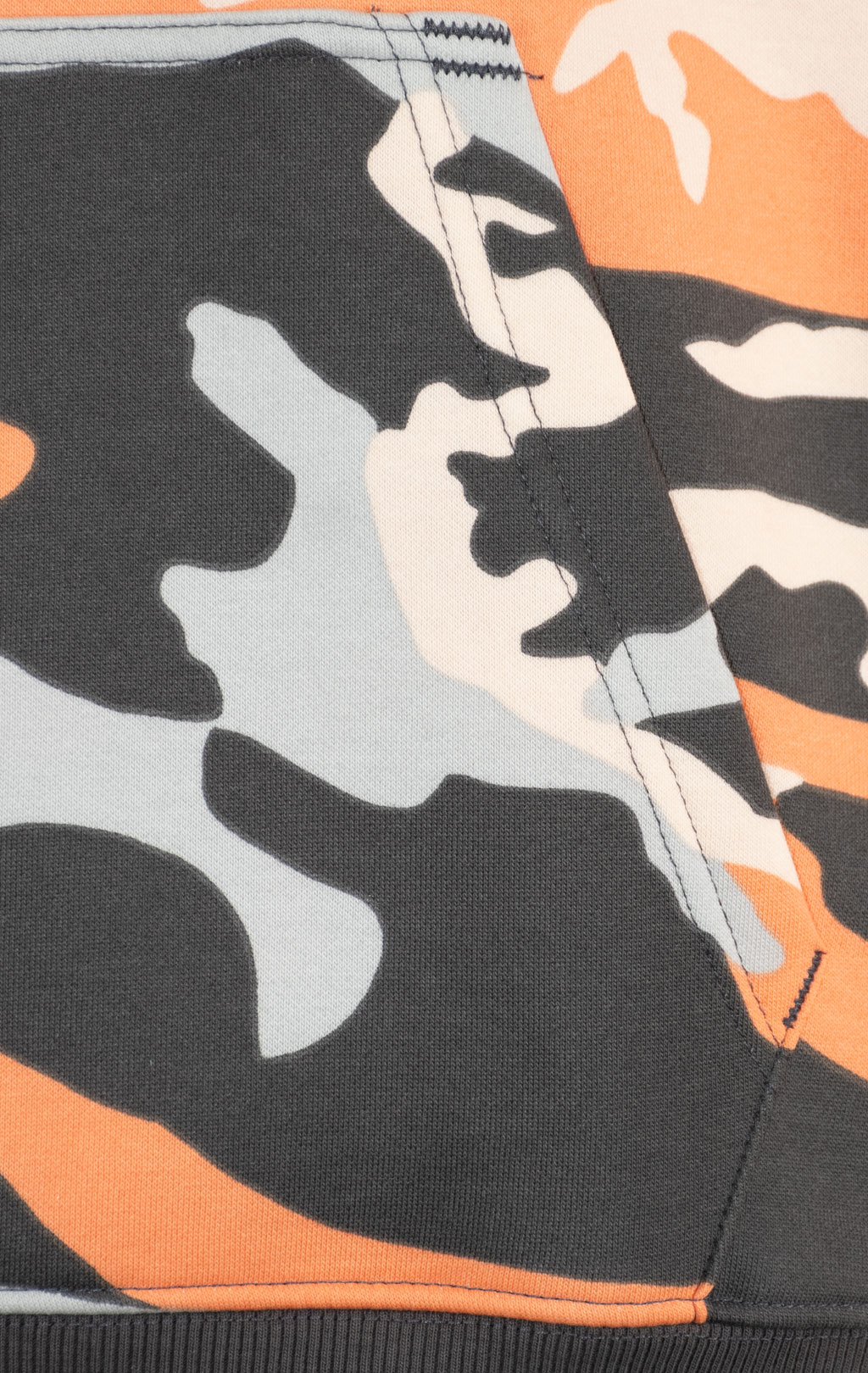 Толстовка ALPHA INDUSTRIES BASIC HOODY orange grey camo 