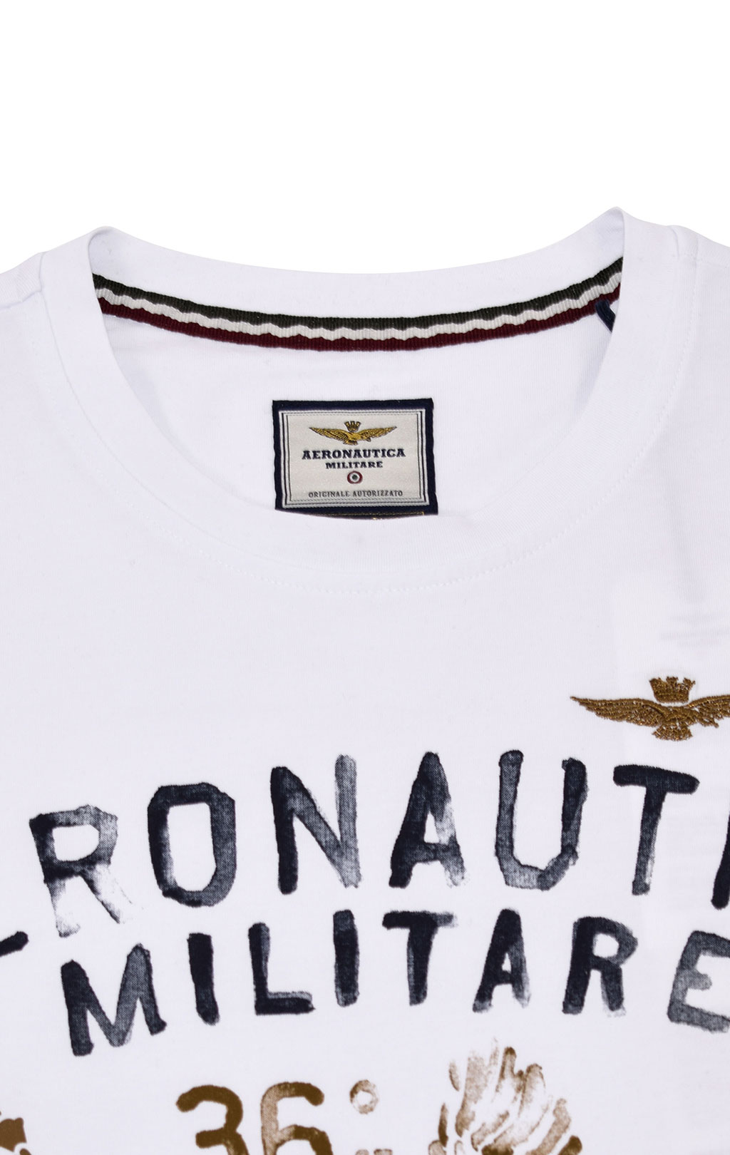 Футболка AERONAUTICA MILITARE SS 21/TR off white (TS 1860) 