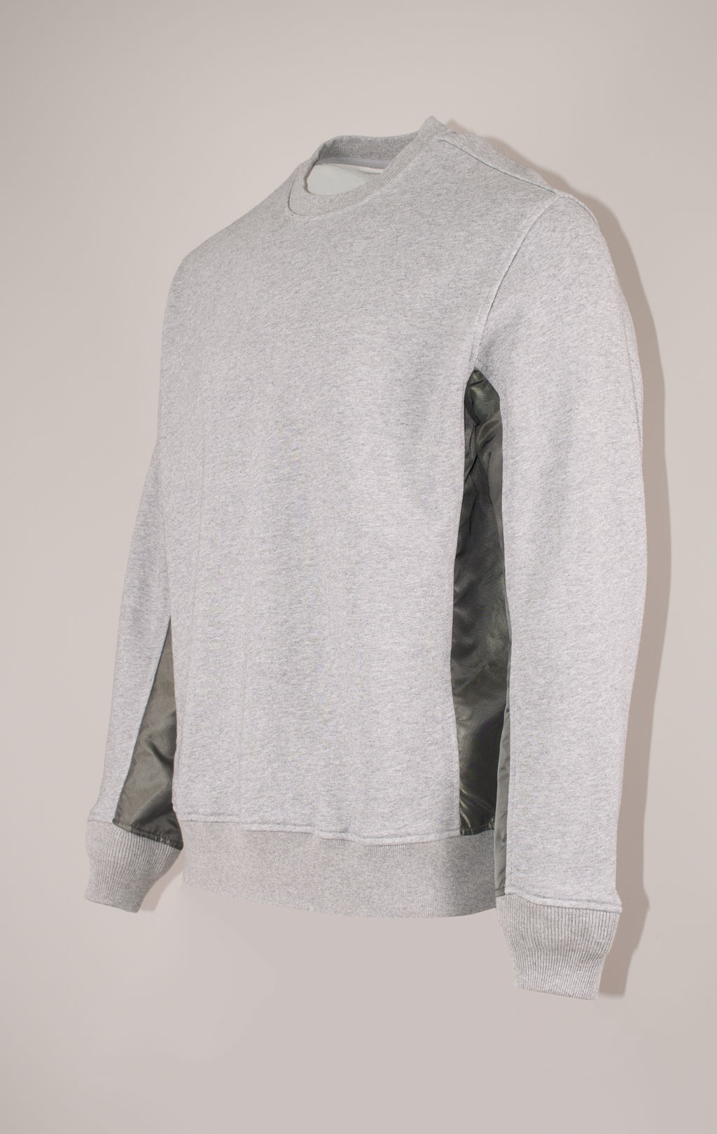 Свитшот ALPHA INDUSTRIES MIXED MEDIA CREWNECK FW 24/25 medium charcoal heather 