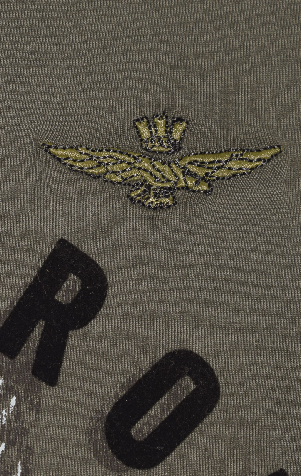 Лонгслив AERONAUTICA MILITARE big size FW 23/24/BD dark green (TS 2139) 