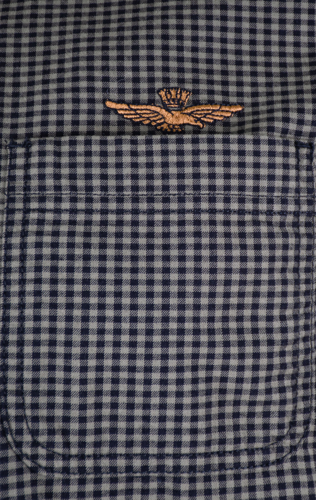 Рубашка AERONAUTICA MILITARE FW 26/27/IN green small checked (CA 1333) 