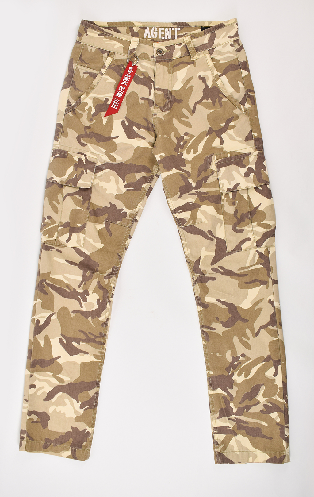 Брюки-карго ALPHA INDUSTRIES AGENT C desert camo 