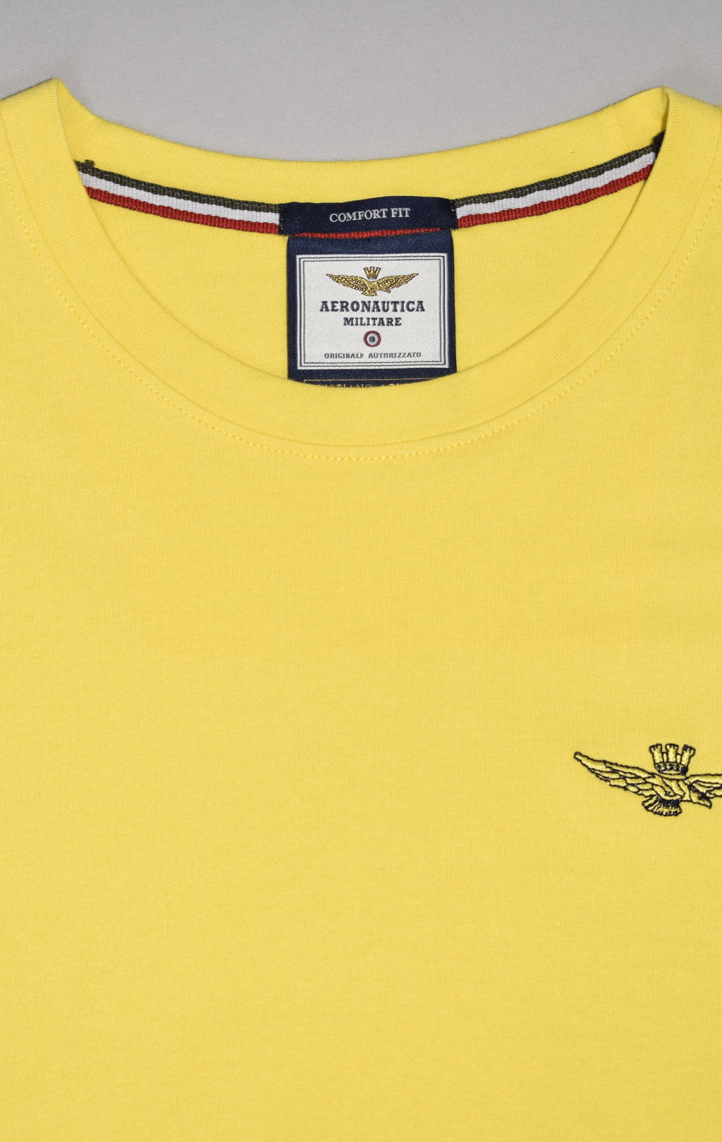 Футболка AERONAUTICA MILITARE SS 23/BD giallo (TS 2065) 