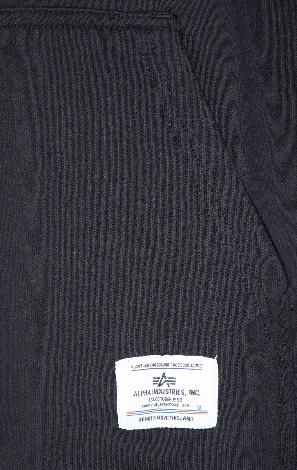 Толстовка ALPHA INDUSTRIES ALPHA BADGE HOODIE SS 24 m black 