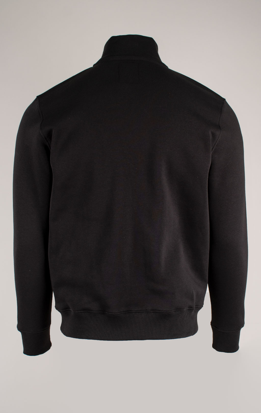 Толстовка ALPHA INDUSTRIES HALF ZIP SWEATER SMALL LOGO black 