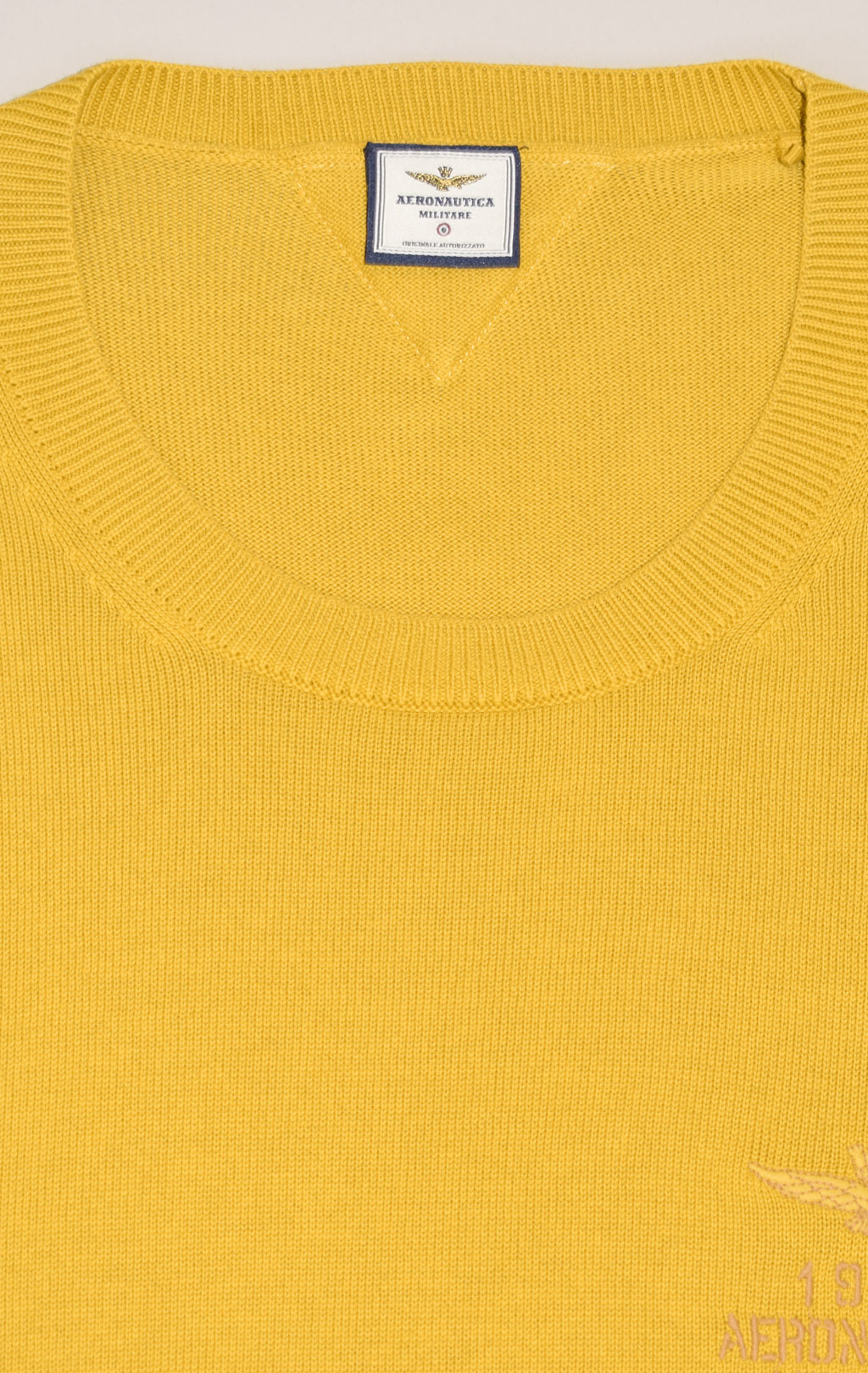 Свитер AERONAUTICA MILITARE FW 23/24/BL yellow (MA 1446) 