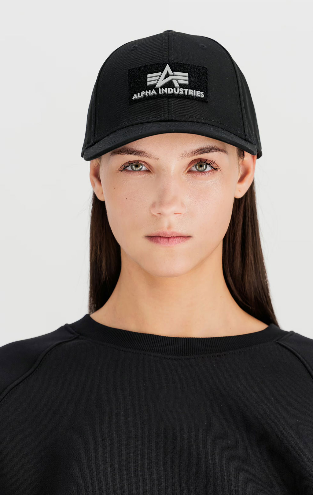 Бейсболка ALPHA INDUSTRIES VELCRO CAP II black 