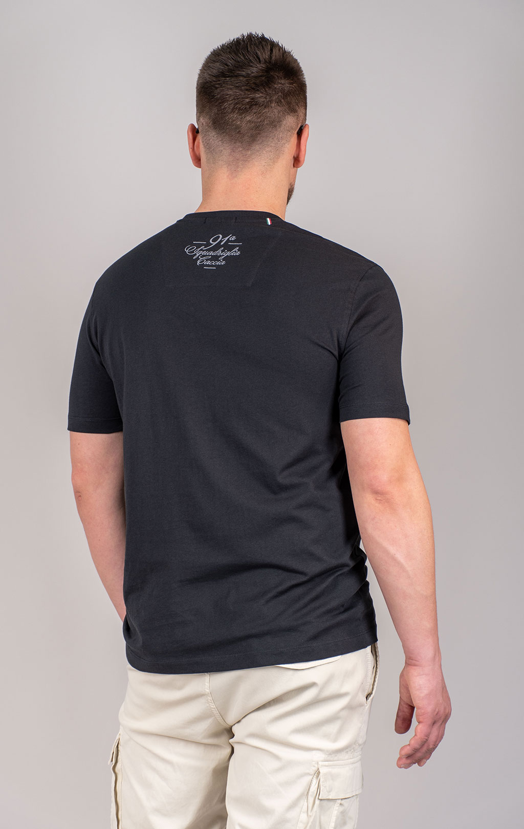 Футболка AERONAUTICA MILITARE SS 25 m/BD blue navy (TS 2414) 