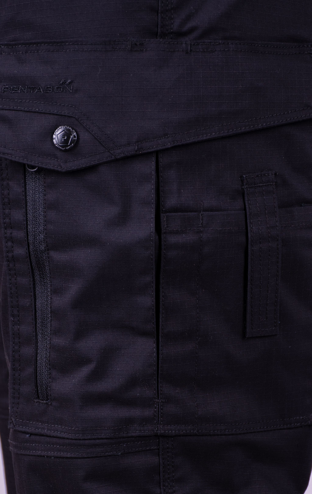 Брюки тактические Pentagon RANGER 2.0 хлопок35%/полиэстер65% Rip-Stop stretch black 05007 