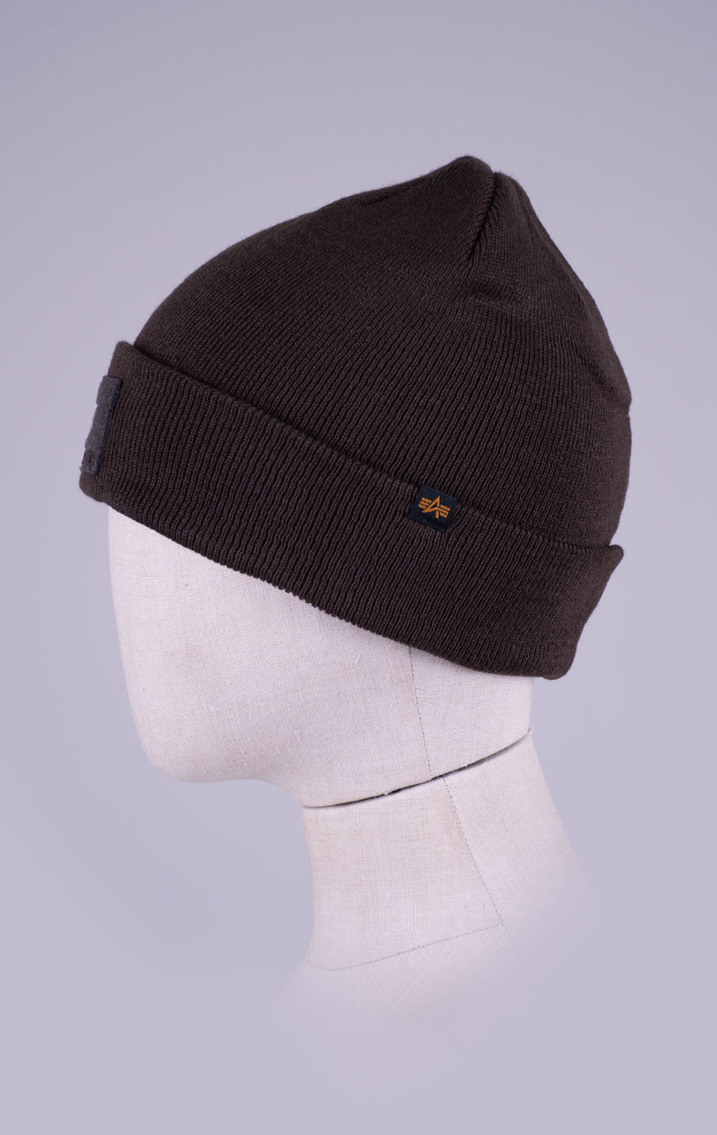 Шапка ALPHA INDUSTRIES VLC BEANIE hunter brown 
