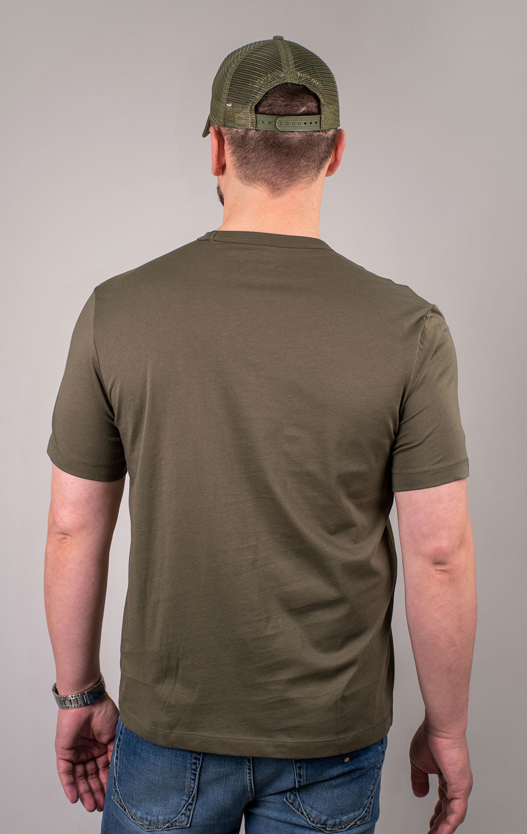 Футболка BLAUER SS 24 olive (HO2149) 