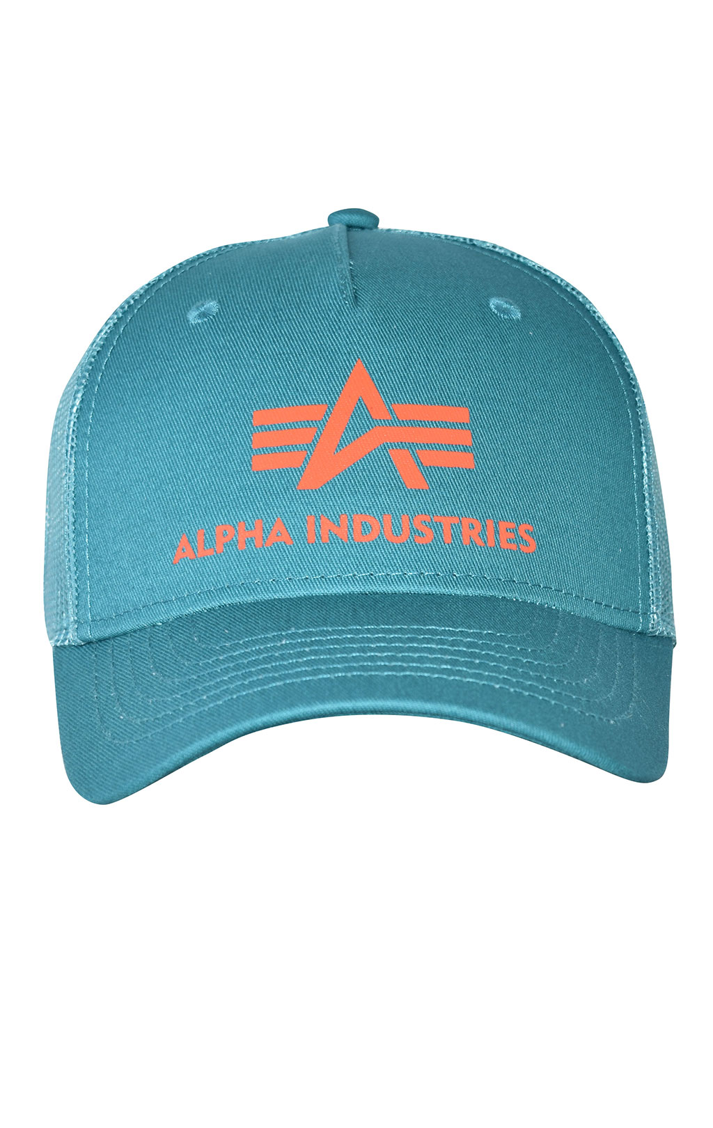 Бейсболка ALPHA INDUSTRIES BASIC TRUCKER CAP blue lagoon 