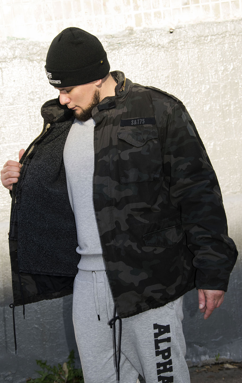 Куртка Surplus REGIMENT M-65 camo black 