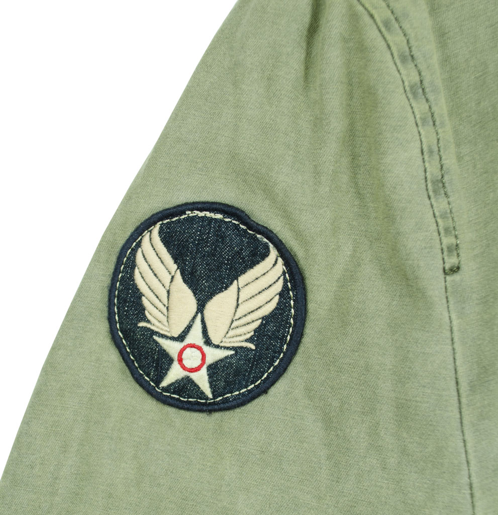 Ветровка-бомбер ALPHA INDUSTRIES GROUND CREW MA-1 olive 