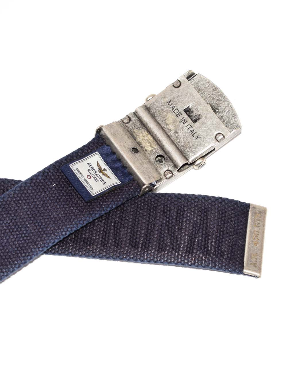 Ремень тканевый AERONAUTICA MILITARE FW 20/21/IT blue navy (CI 271)
