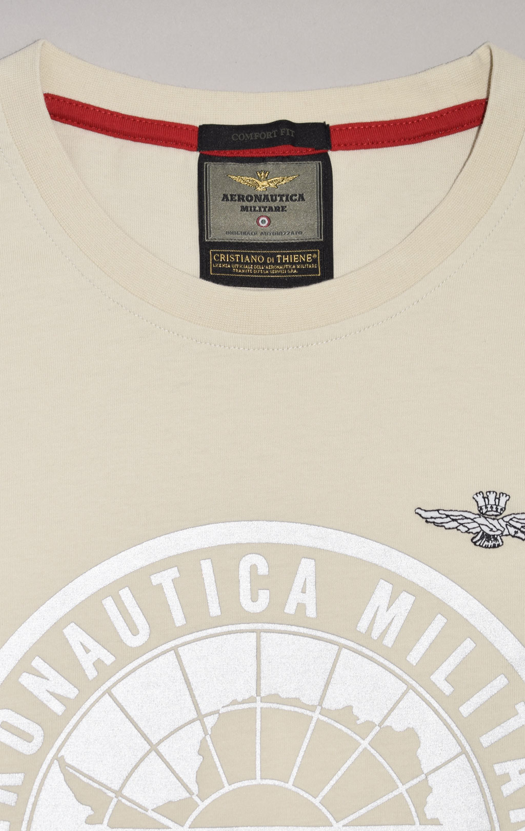 Лонгслив AERONAUTICA MILITARE ANTARCTICA FW 23/24/TR ghiaccio (TS 2147)