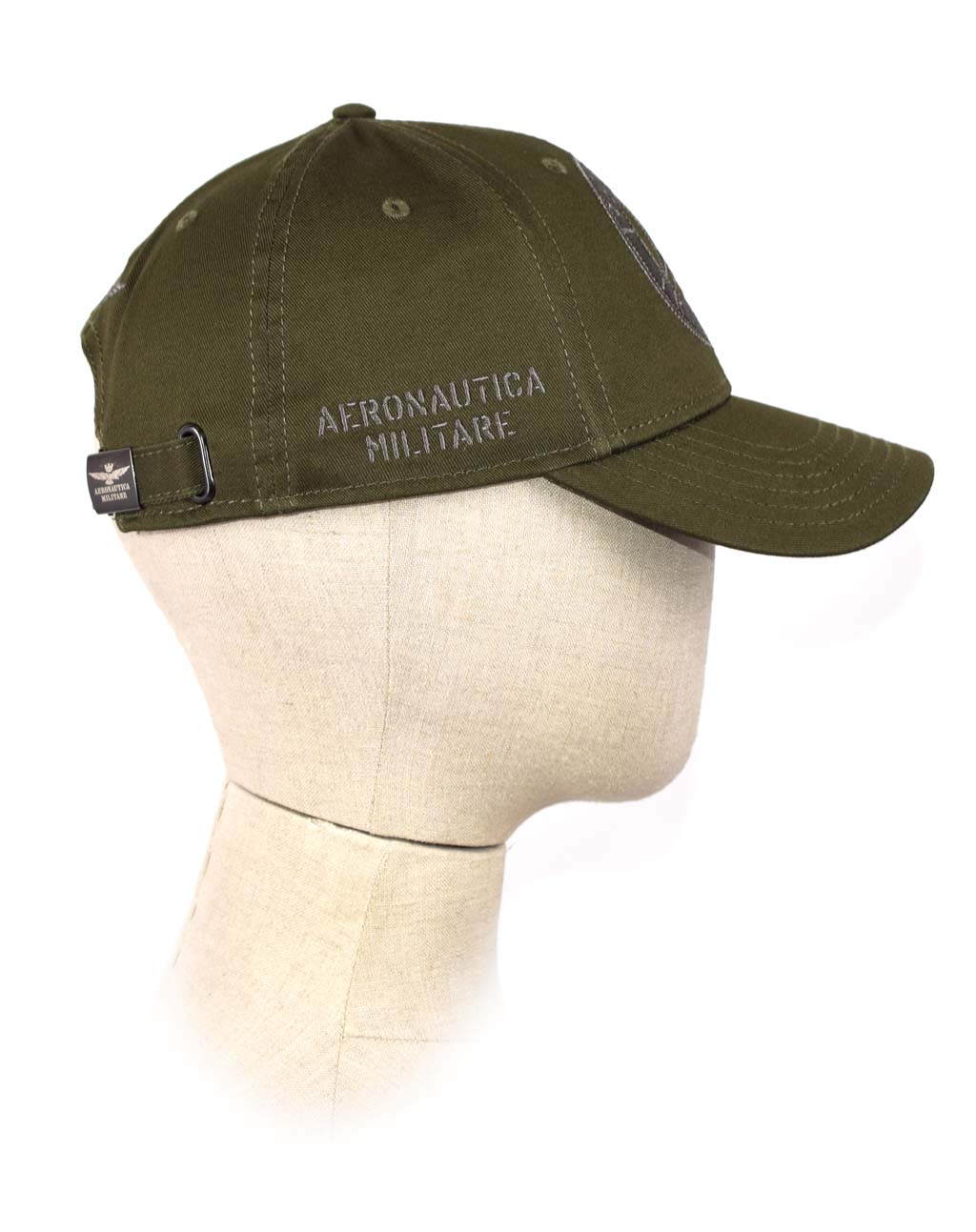 Бейсболка AERONAUTICA MILITARE FW 21/22/CN verde militare (HA 1092)