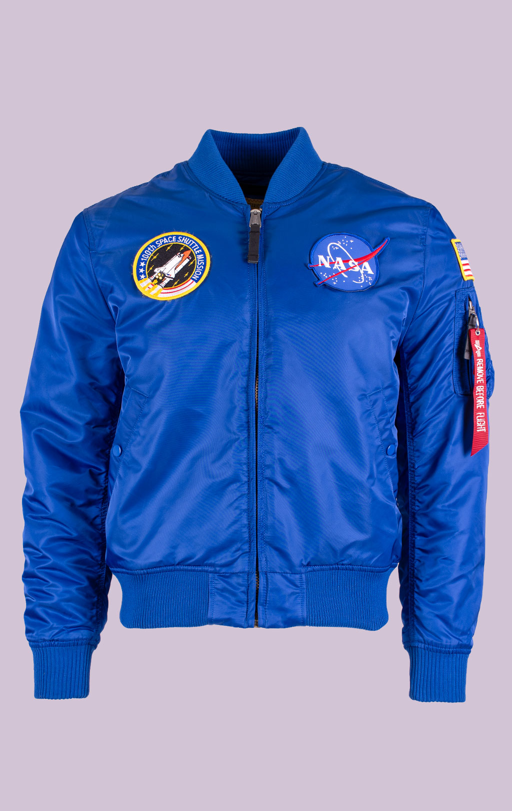 Бомбер ALPHA INDUSTRIES MA-1 VF NASA NASA blue 