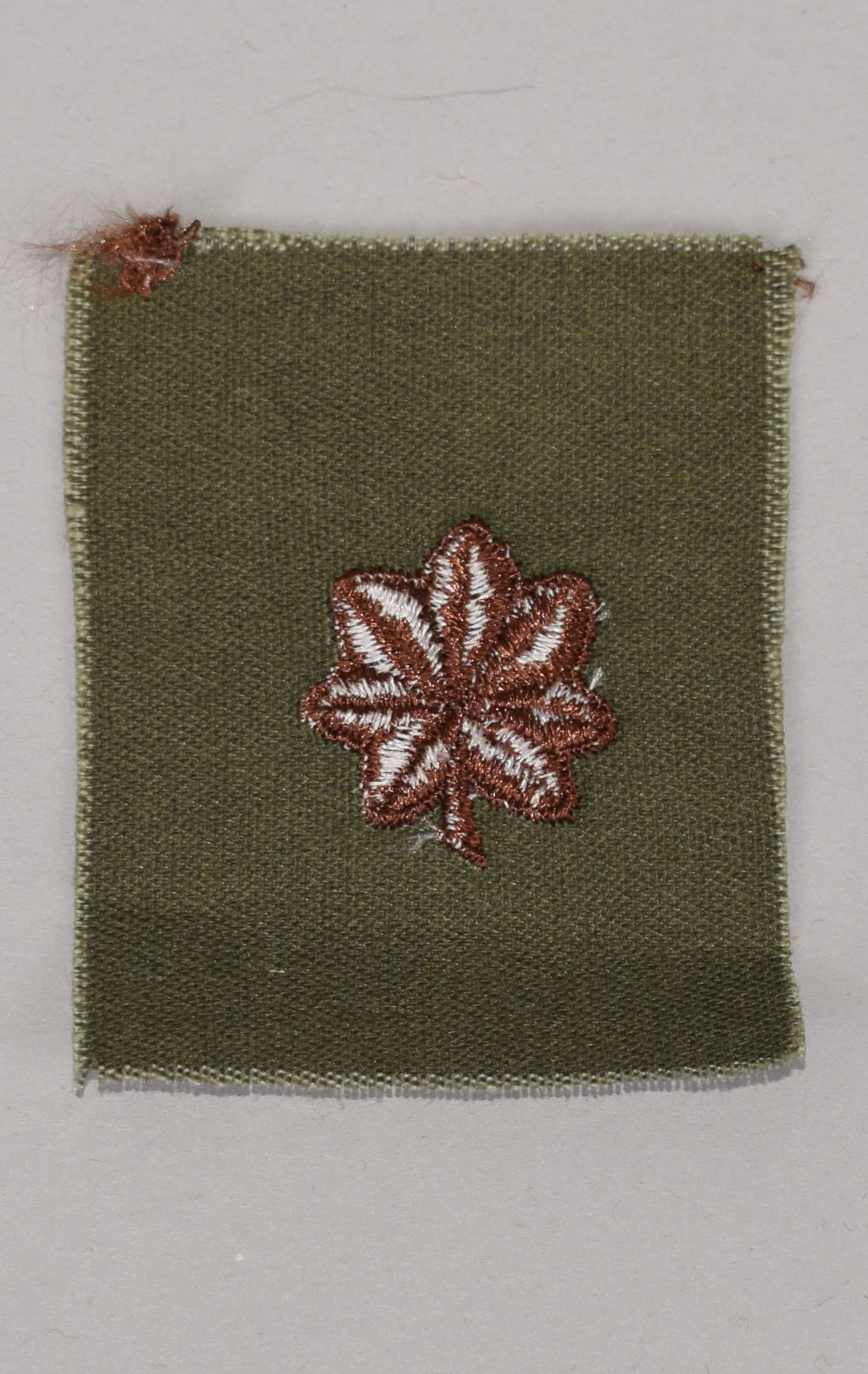 Нашивка петличн. ARMY MAJOR olive/brown #1037 США