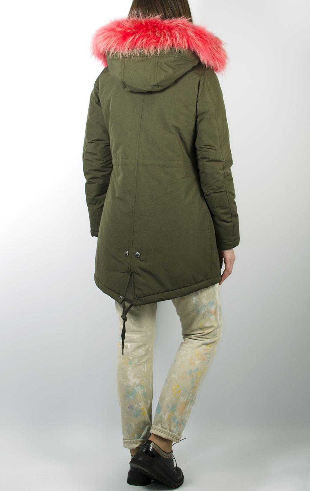 Женская куртка-парка CANADIAN PATCHWORK ESKIMO army (WPTC) 