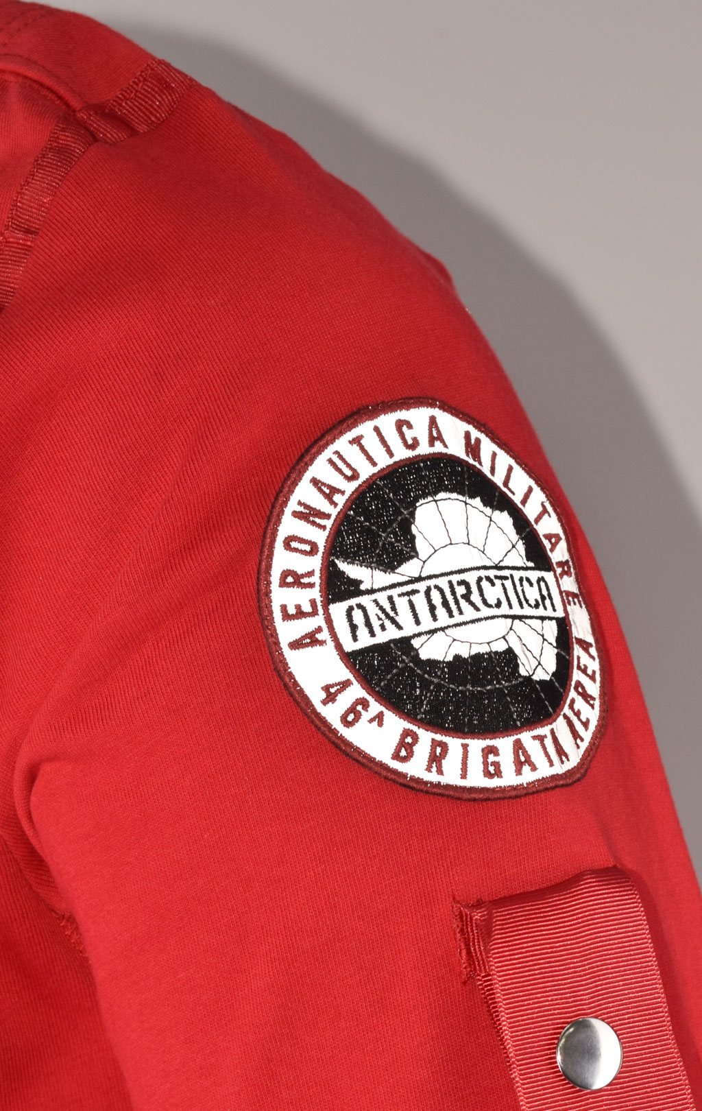 Поло-лонгслив AERONAUTICA MILITARE ANTARCTICA FW 23/24/TR red (PO 1730)