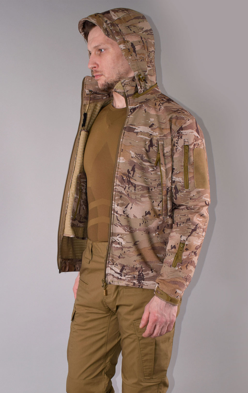 Куртка тактическая softshell Pentagon мембрана ARTAXES Soft Shell camo penta 08011 