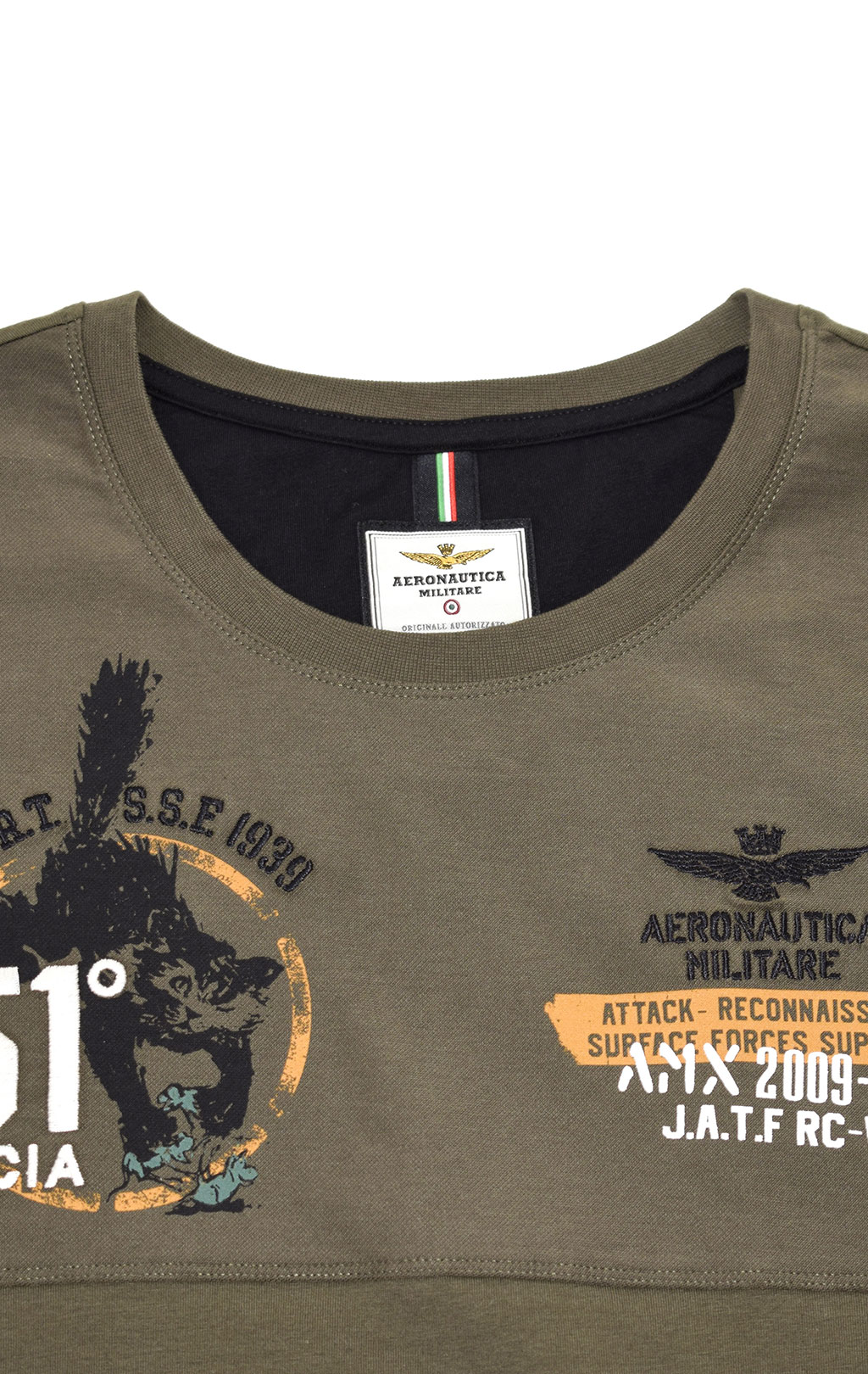 Футболка AERONAUTICA MILITARE FW 20/21/TR verde scuro (TS 1777) 