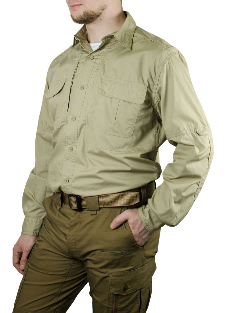 Рубашка Pentagon TACTICAL SHIRT хлопок35%/полиэстр65% khaki 02010 