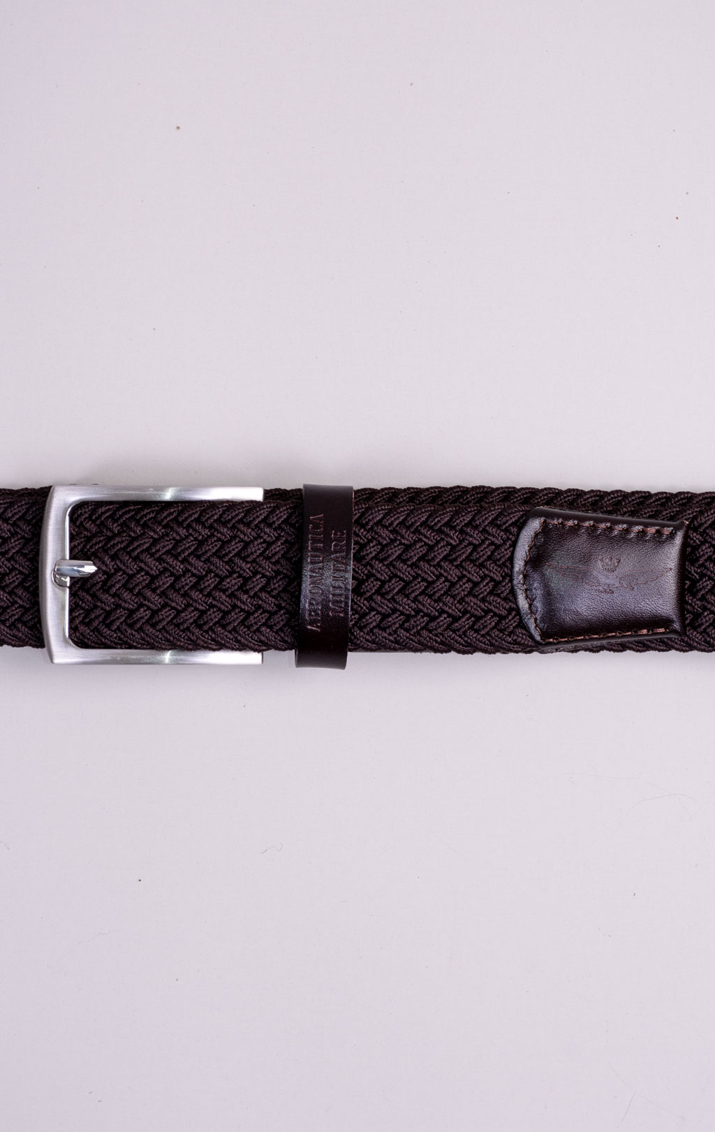 Ремень эластичный AERONAUTICA MILITARE SS 26/CN dark brown (CI 0307) 