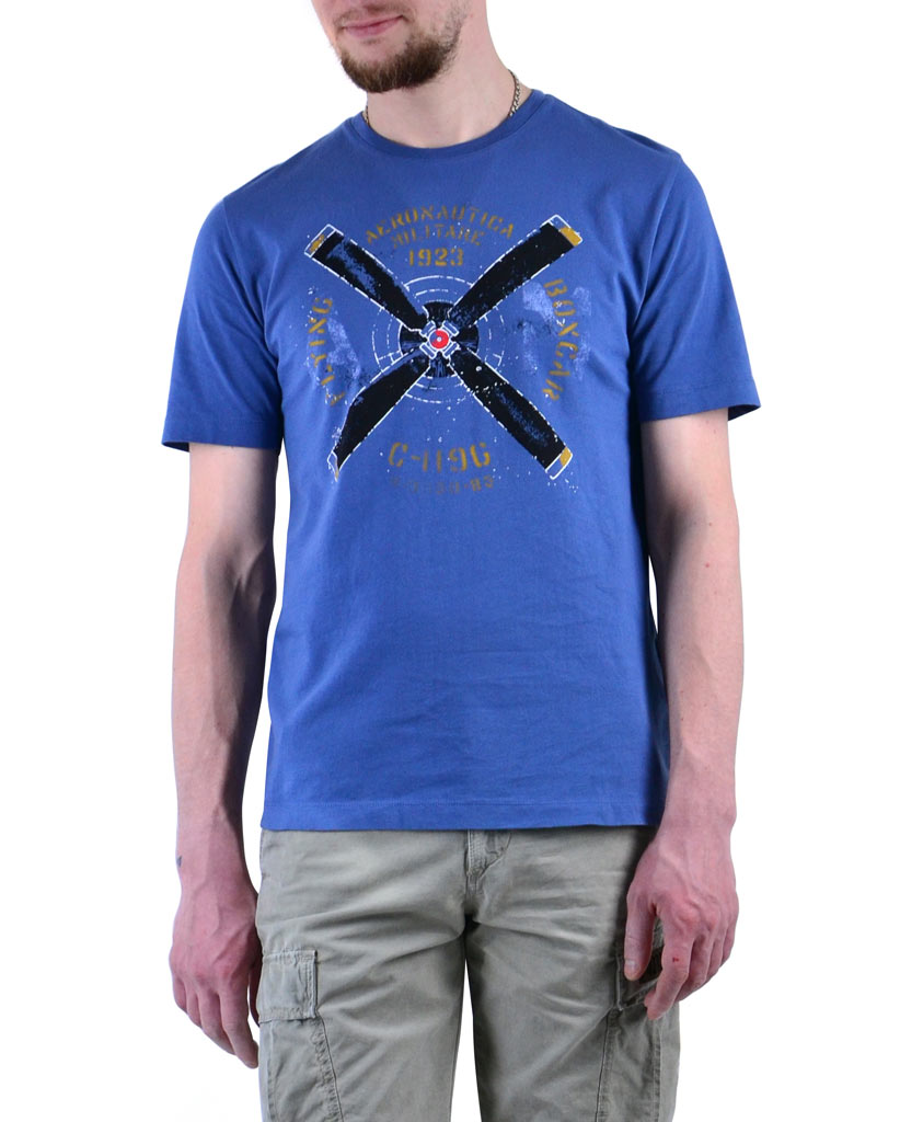 Футболка AERONAUTICA MILITARE azul (TS 1511)