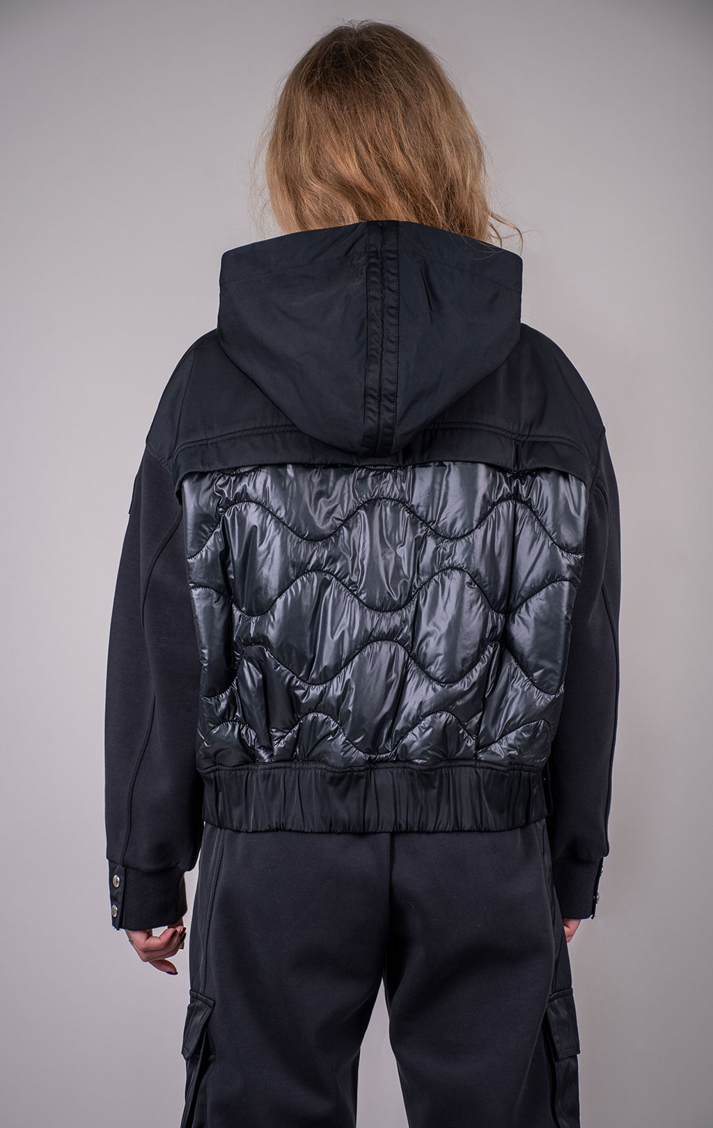 Женская толстовка с капюшоном PARAJUMPERS KINGA на молнии FW 24/25 pencil 