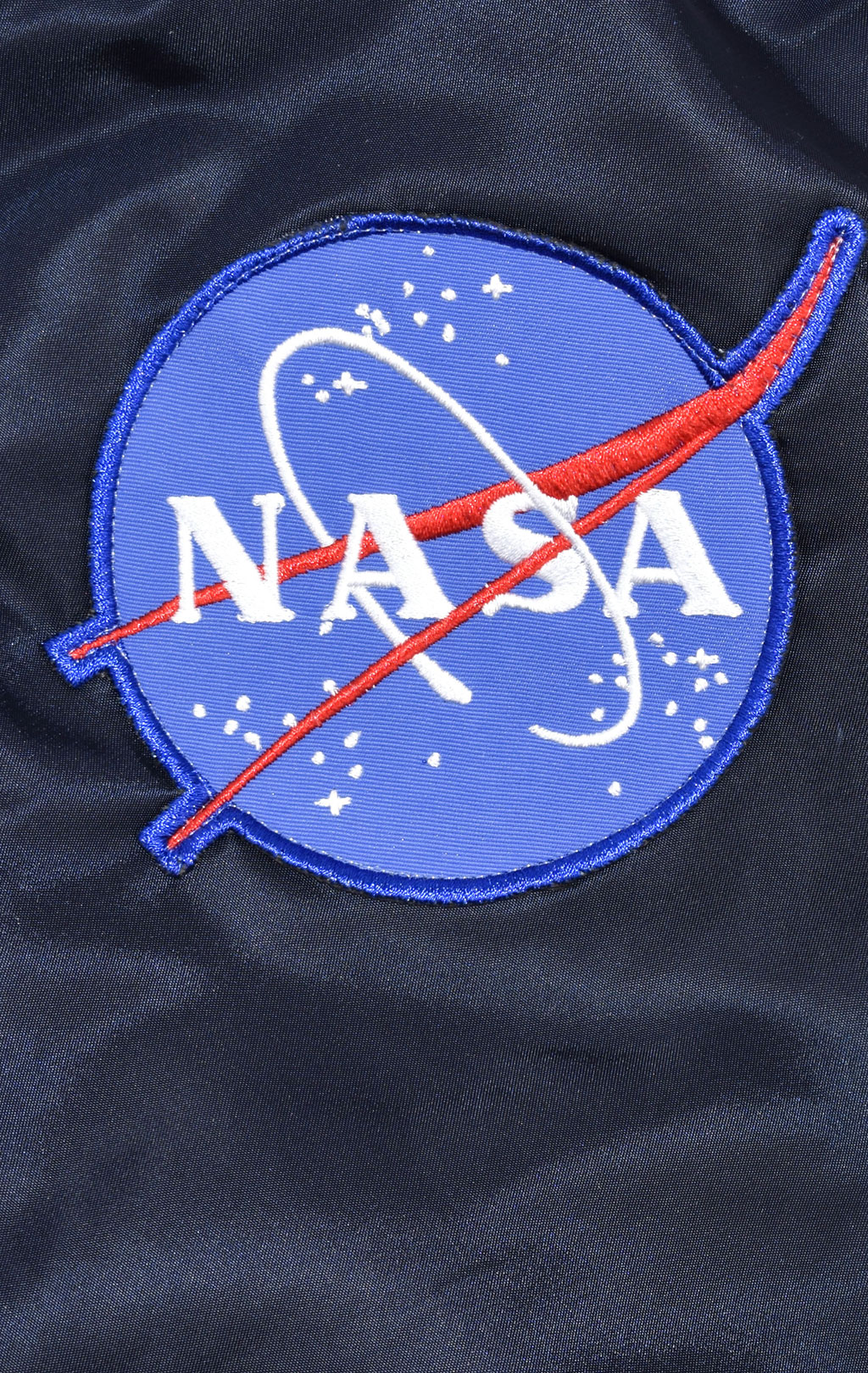 Женская куртка-бомбер лётная ALPHA INDUSTRIES VF NASA MA-1 rep. blue 