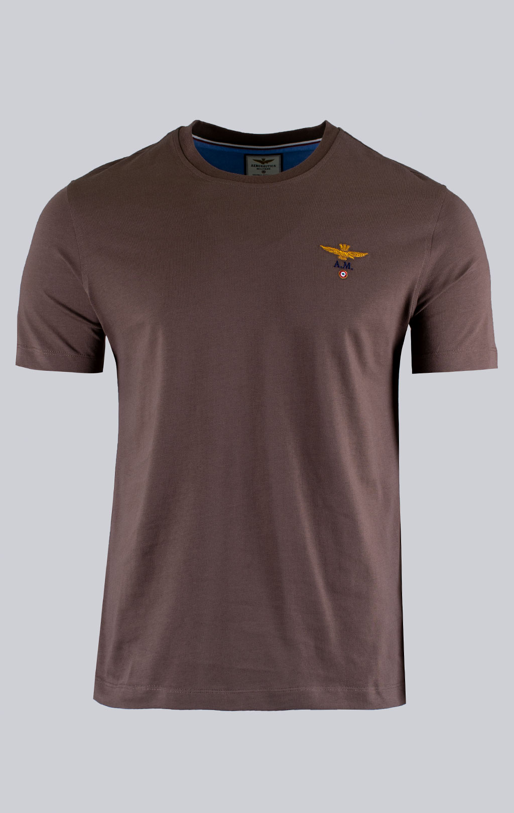 Футболка AERONAUTICA MILITARE SS 26/TR chestnut brown (TS 1580) 