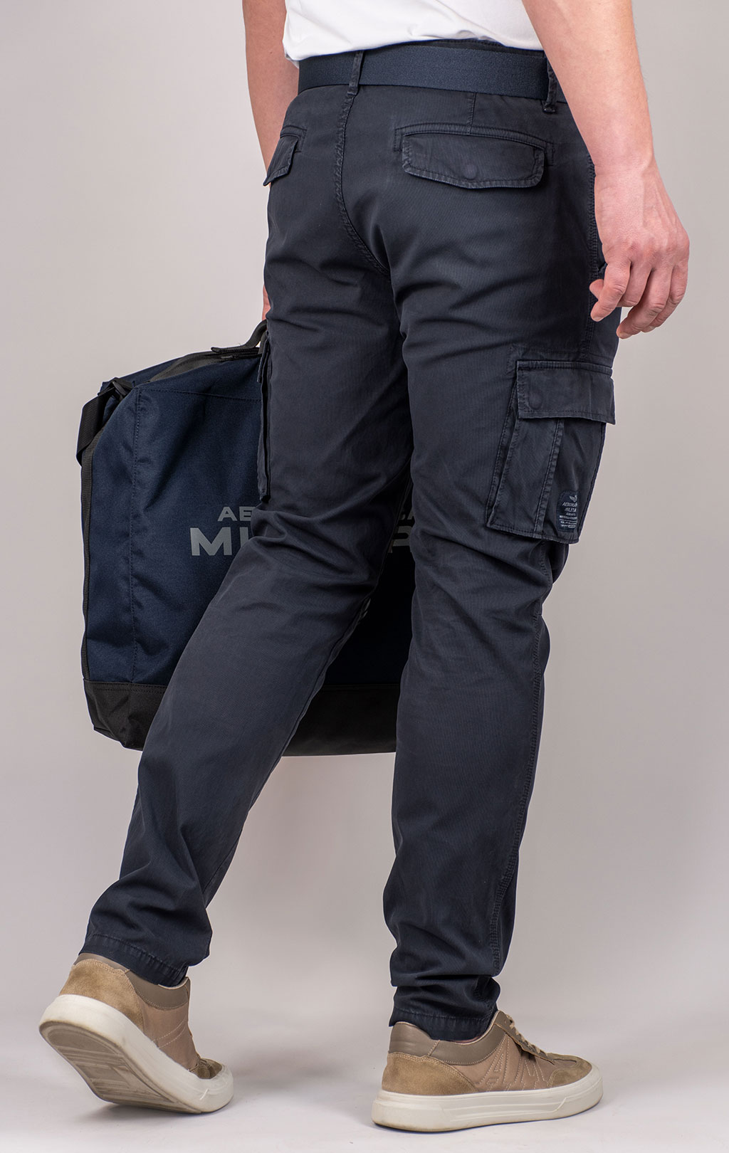 Брюки-карго AERONAUTICA MILITARE SS 25 m/AL blue navy (PA 1329) 