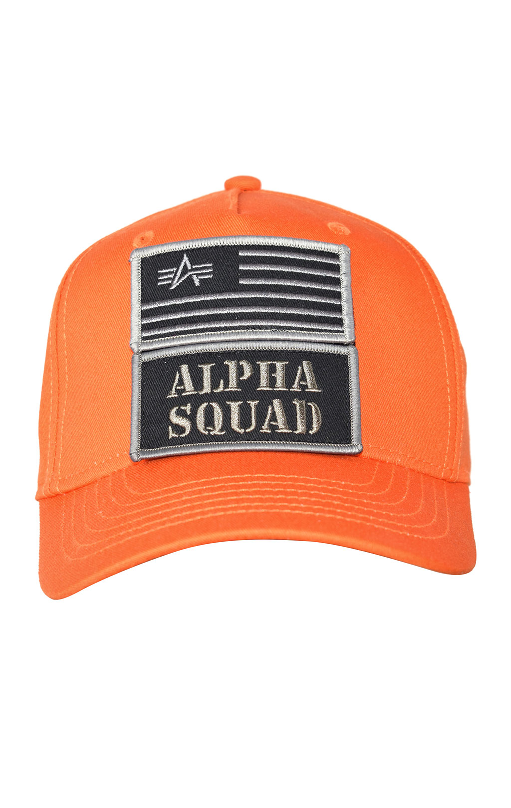 Бейсболка ALPHA INDUSTRIES VELCRO PATCH CAP flame orange 