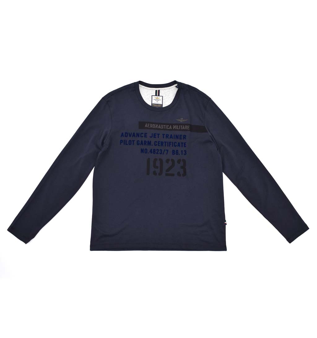 Лонгслив AERONAUTICA MILITARE FW 20/21/TR blue navy (TS 1785) 