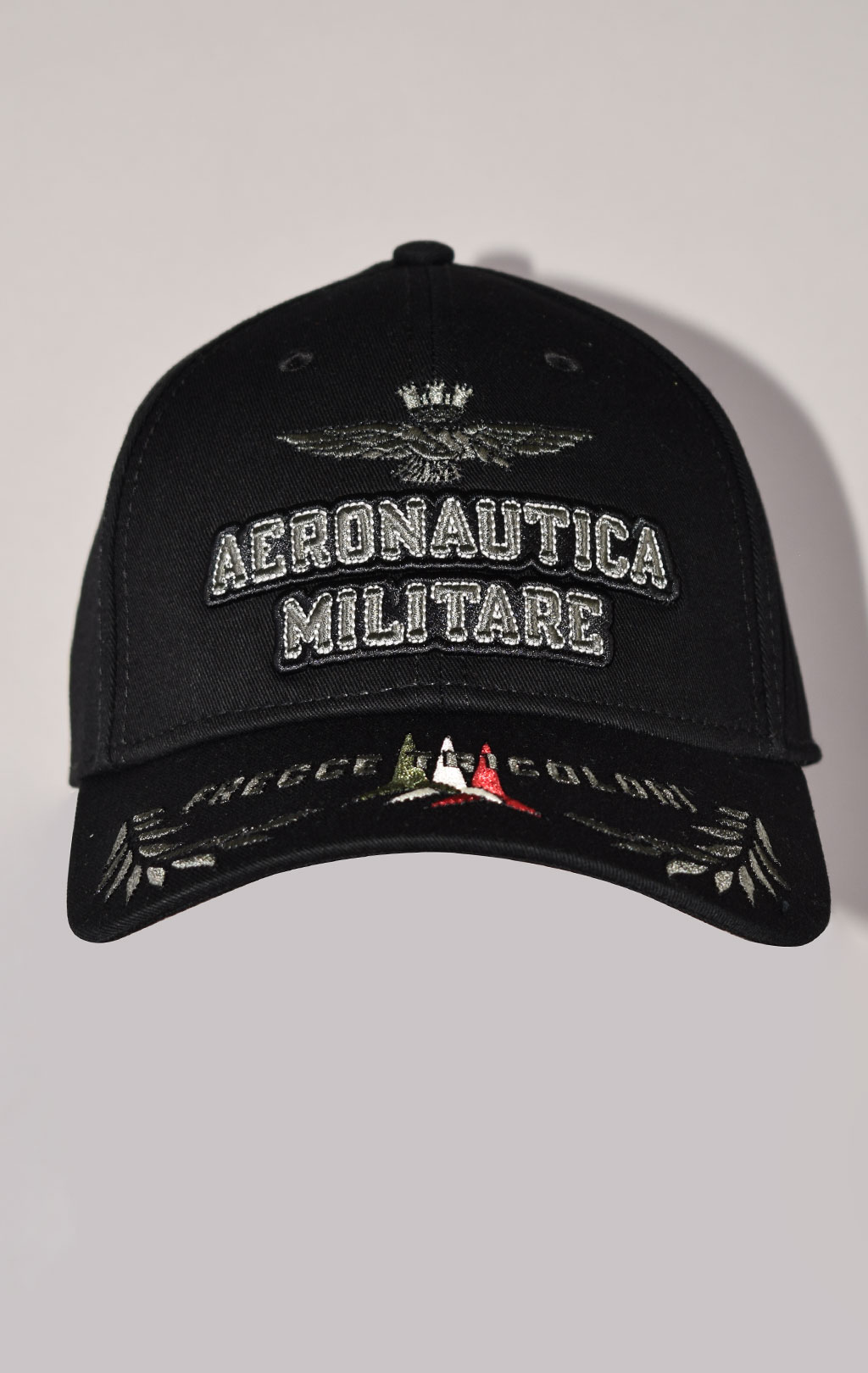 Бейсболка AERONAUTICA MILITARE SS 22/CN jet black (HA 1104) 