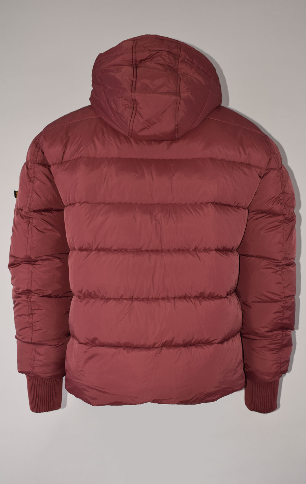 Куртка ALPHA INDUSTRIES HOODED PUFFER ALPHA FD burgundy 