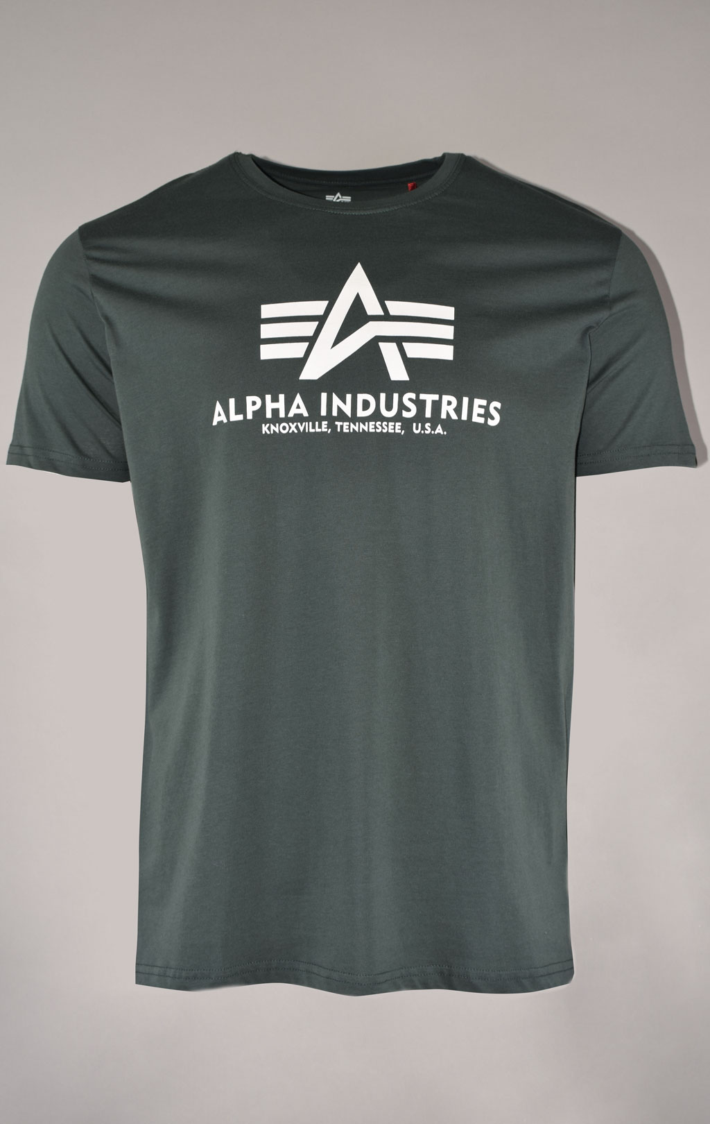 Футболка ALPHA INDUSTRIES BASIC T navy green 