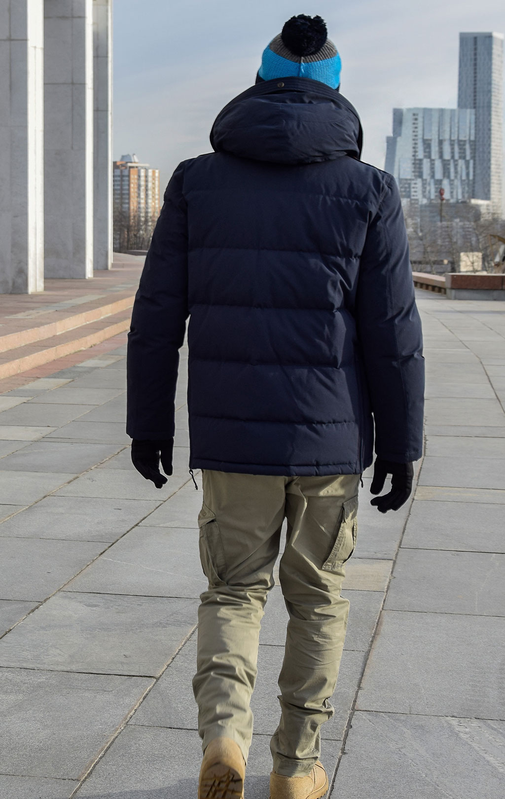 Куртка-пуховик PARAJUMPERS MARCUS navy 