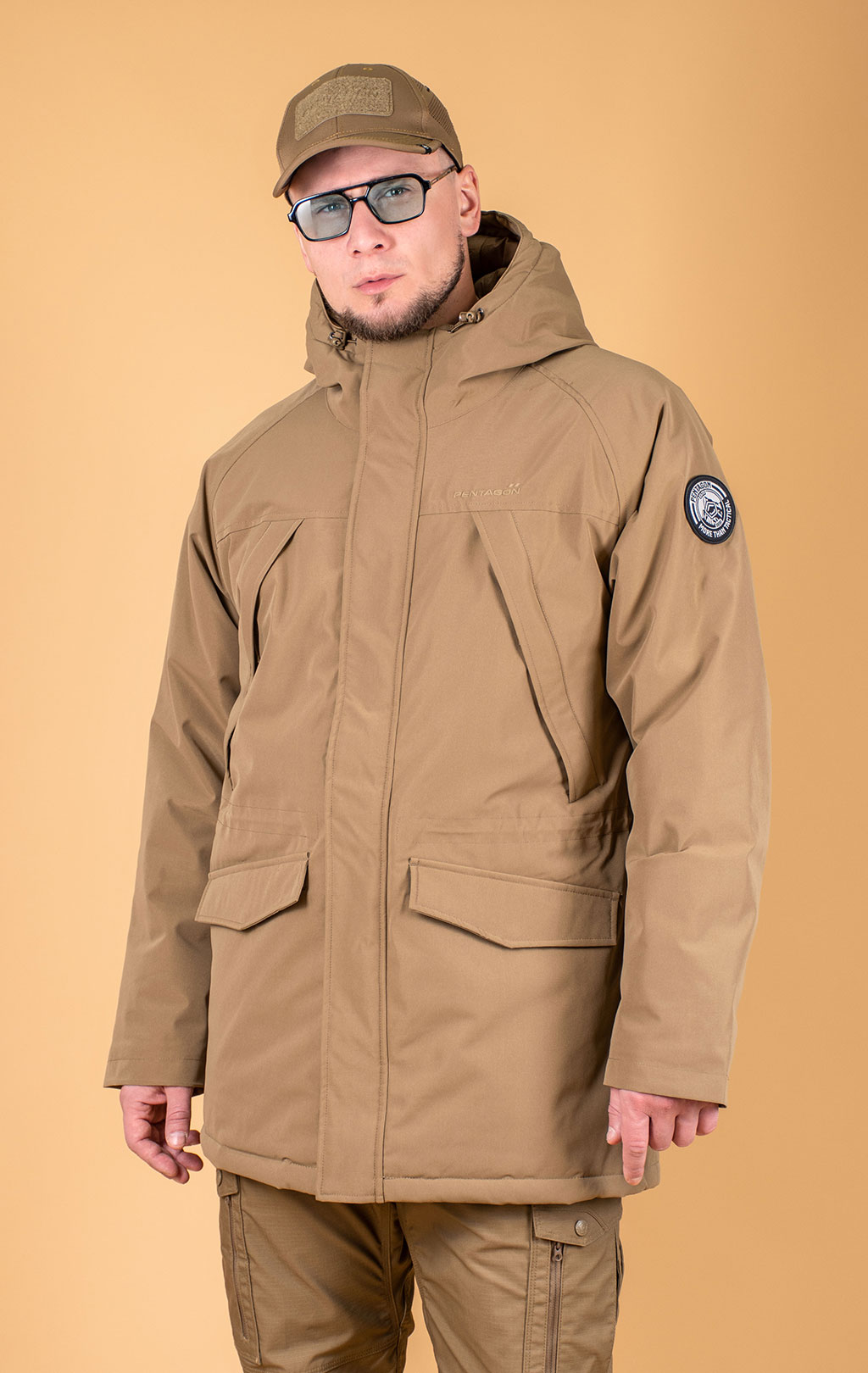 Парка тактическая Pentagon ELEMENTS coyote 01014 
