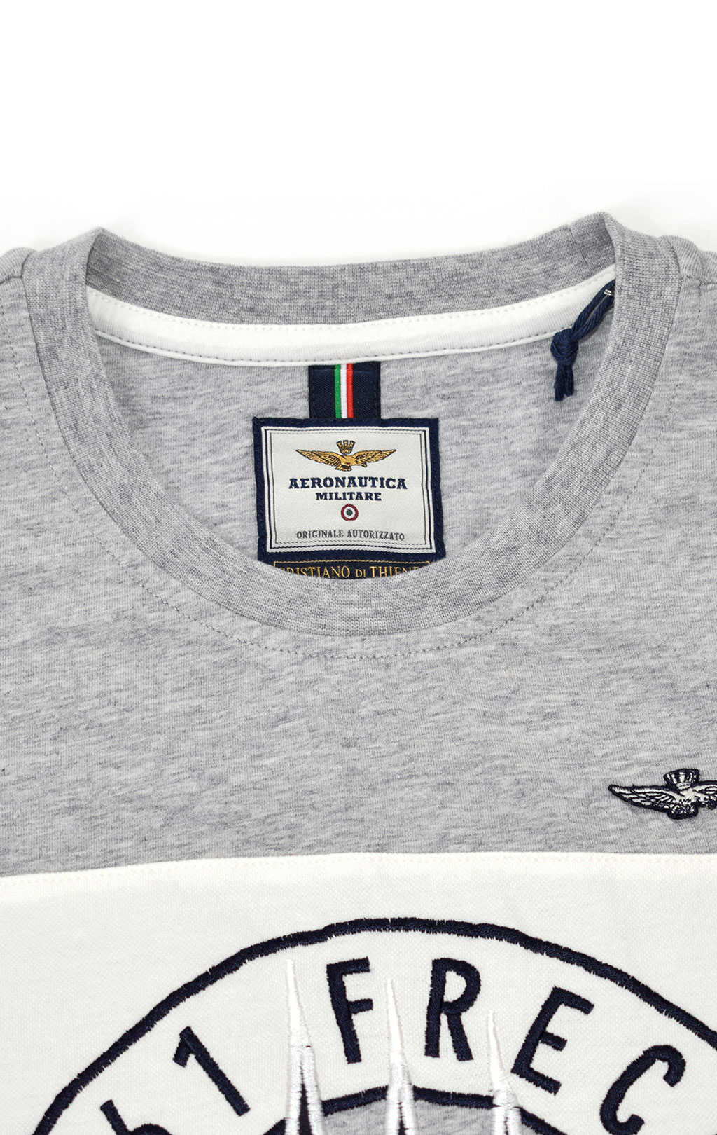 Футболка AERONAUTICA MILITARE SS 20 grigio melange (TS 1698) 