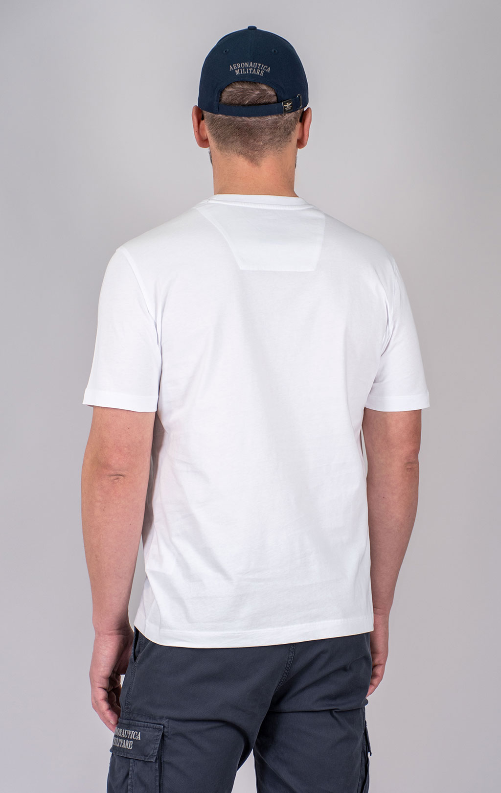 Футболка AERONAUTICA MILITARE SS 25 m/TR off white (TS 1580) 
